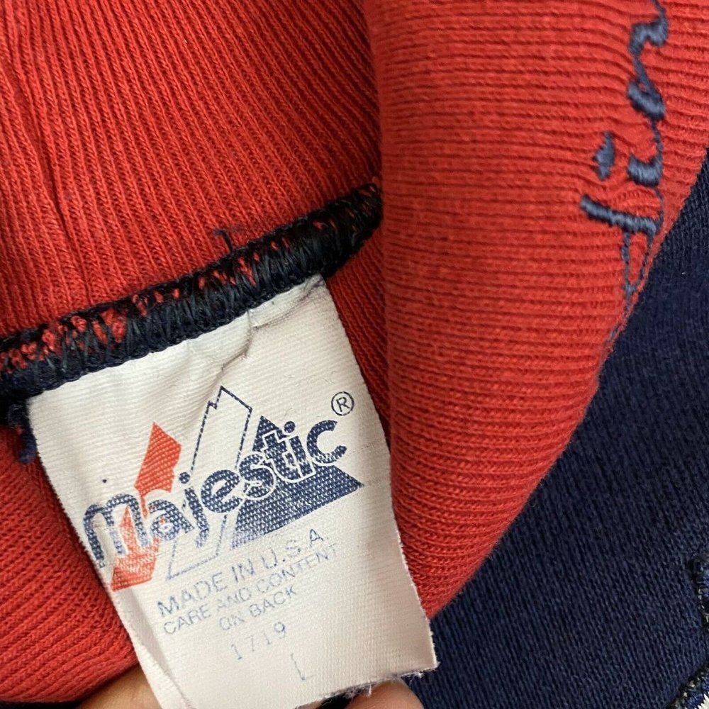 Vintage St. Louis Cardinals Majestic Turtleneck Pullover Size 5T Embroidered USA - Picture 4 of 5